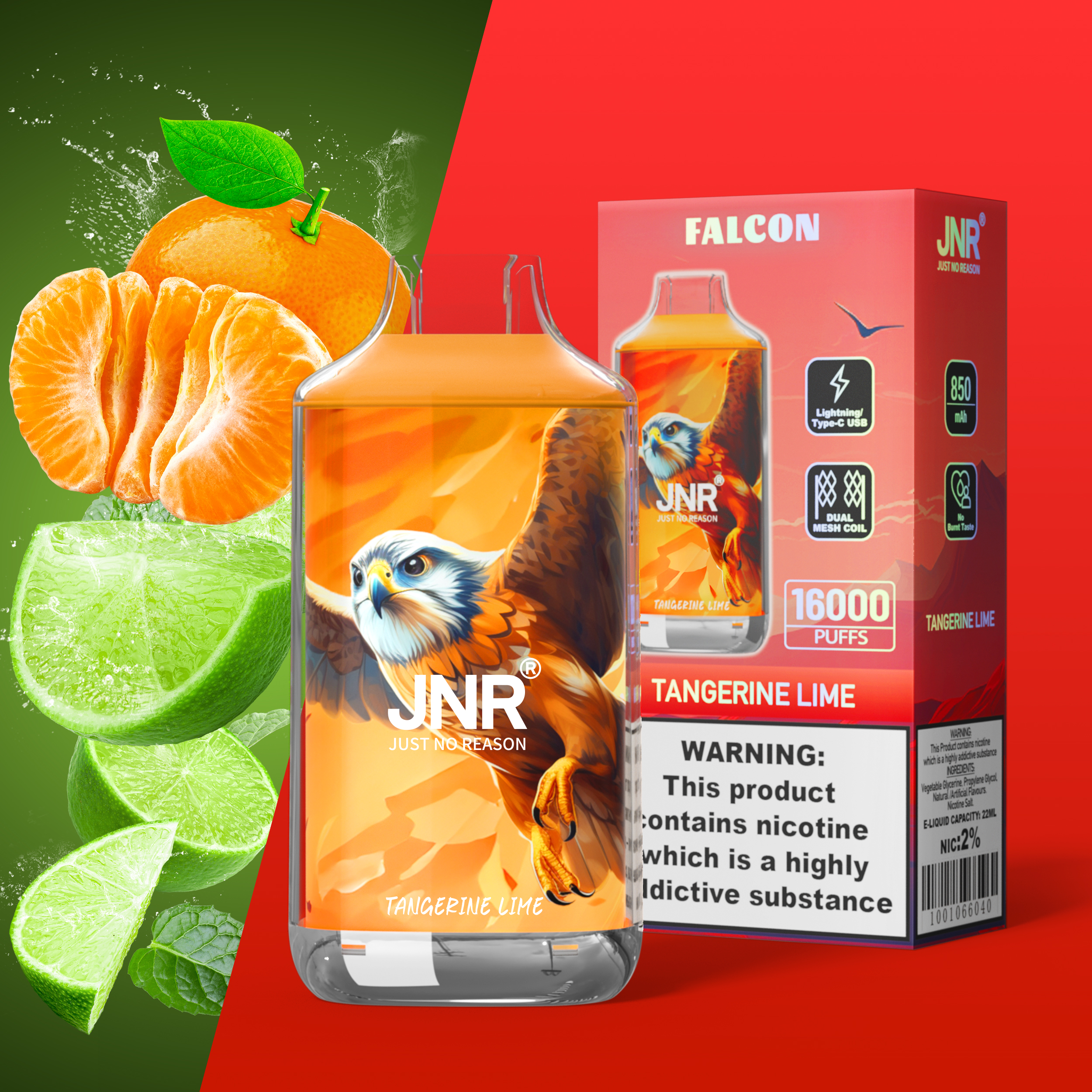 JNR Falcon 16000 Puffs Disposable Vape