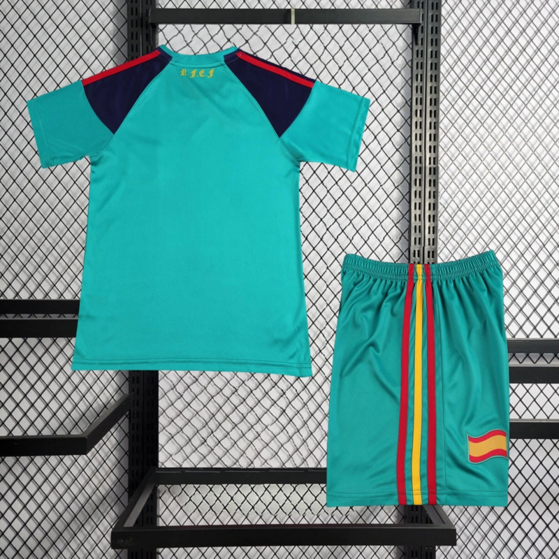 Retro KIDS 2010 KIDS Spain Goalkeeper Football jersey retro