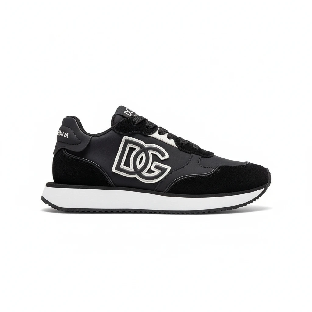 DOLCE & GABBANA Mixed-material DG CUSHION sneakers