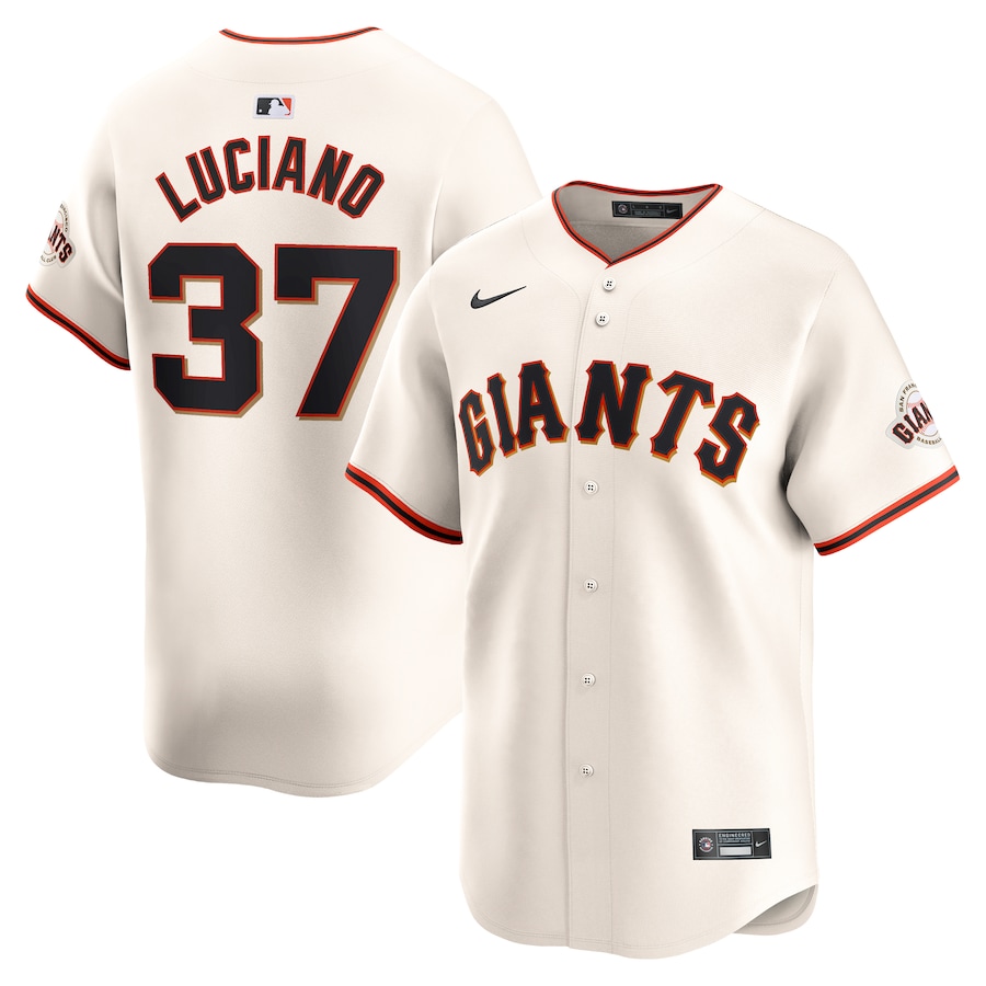 Marco Luciano San Francisco Giants Home Limited Player Jersey Cream