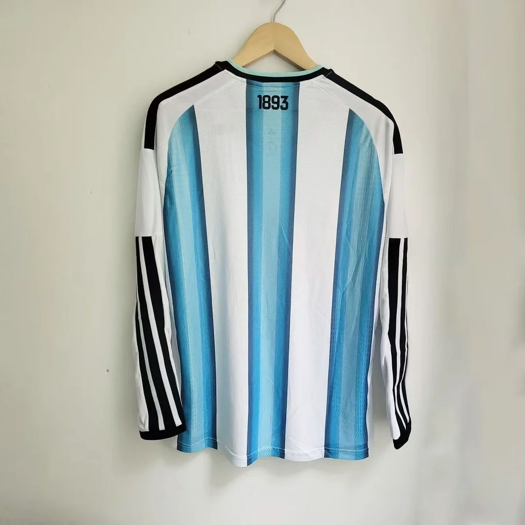 World Cup 2026 Argentina Team Long Sleeves Home Football Jersey