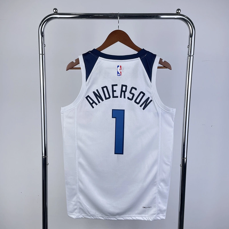 2023 NBA Minnesota Timberwolves 1 Anderson Basketball Jersey