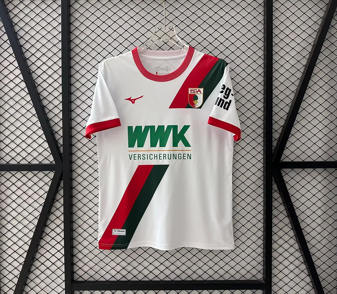 2025/2026 Bundesliga Augsburg Team Home Football Jersey