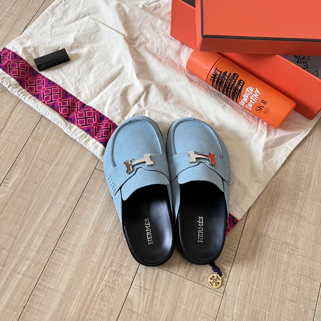Herm?S Go Mule H Sandal In Blue