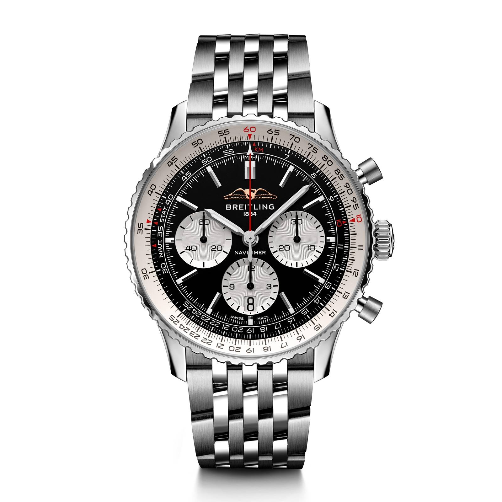 Breitling Navitimer B01 Chronograph 43mm Mens Watch Black-P17532086