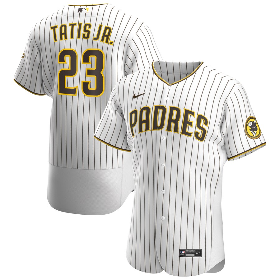 Fernando Tatis Jr. San Diego Padres Home Player Jersey White/Brown