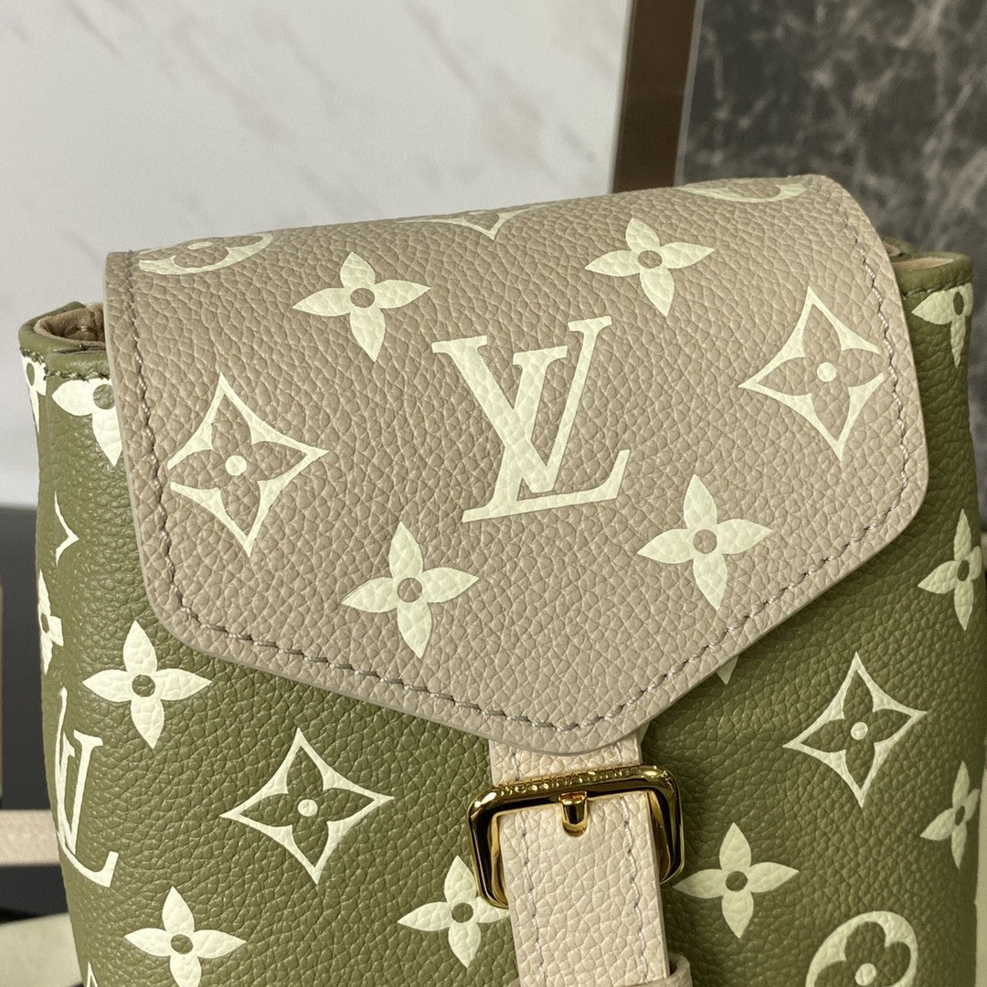 Louis Vuitton Tiny Backpack 19Cm Khaki