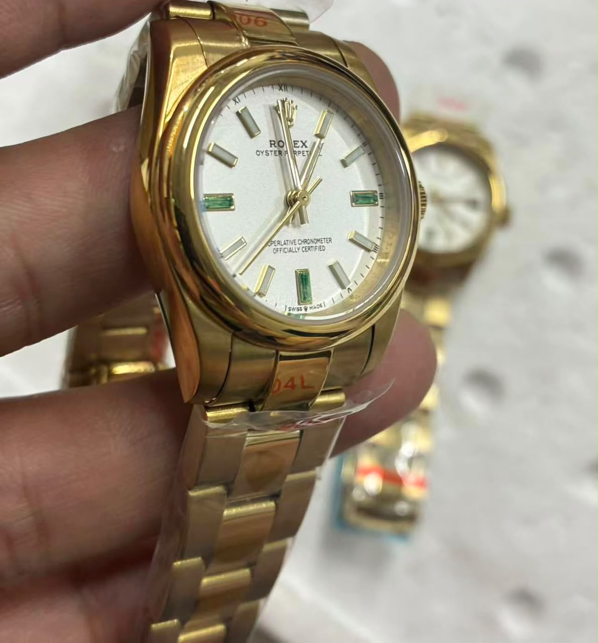[Superclone] Rolex Oyster Perpetual 34mm White Dial Oyster 124208