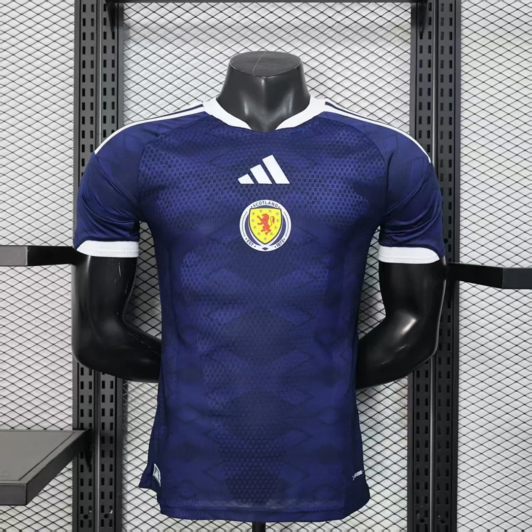 World Cup 2026 Scotland Team Home Football Jersey Player Version