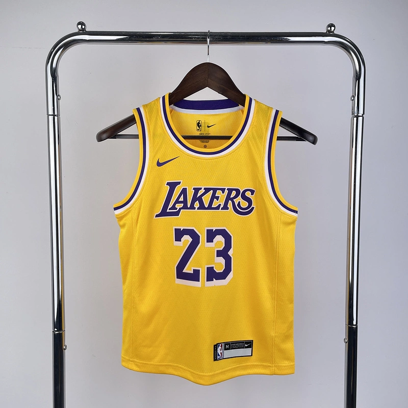 Kids 2023 NBA Lakers 23 JAMES Basketball Jersey