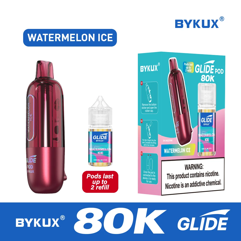 BYKUX GLIDE 80K Puffs 5% Nicotine Replacement Pod