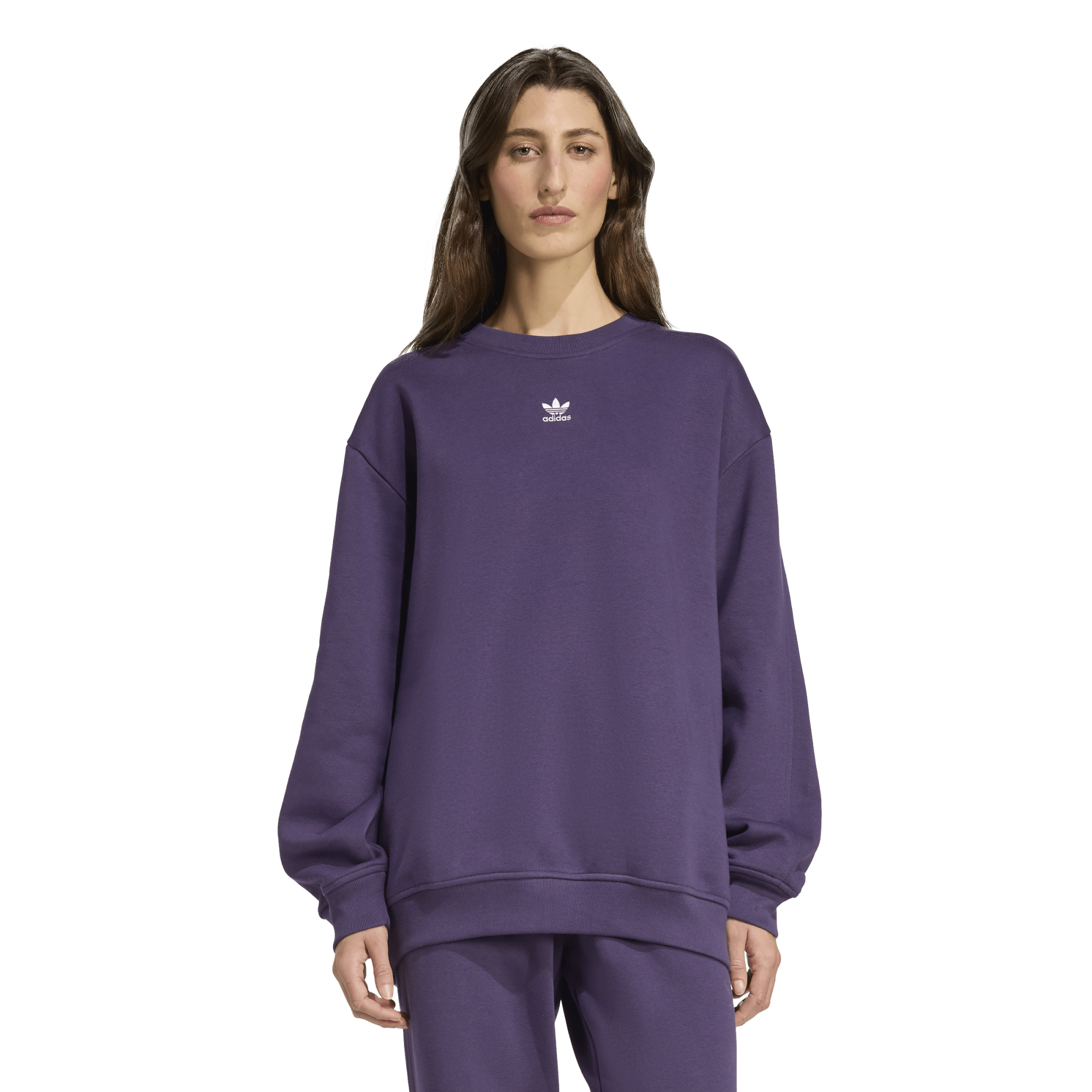 adidas Originals Fleece Oversized Crewneck Sweater