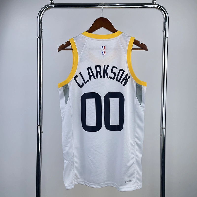 2023 NBA Utah Jazz 00 CLARKSON Basketball Jersey
