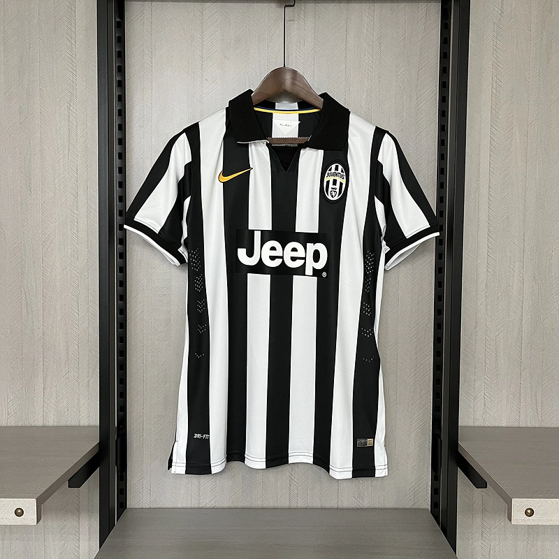 Retro 2014-15 Juventus Home PIRLO TEVEZ POGBA Football jersey retro