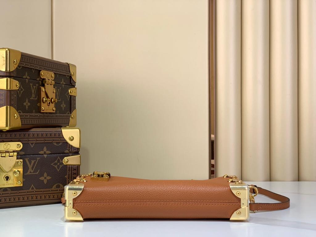 Louis Vuitton Slim Trunk Bag Brown 23cm M29088