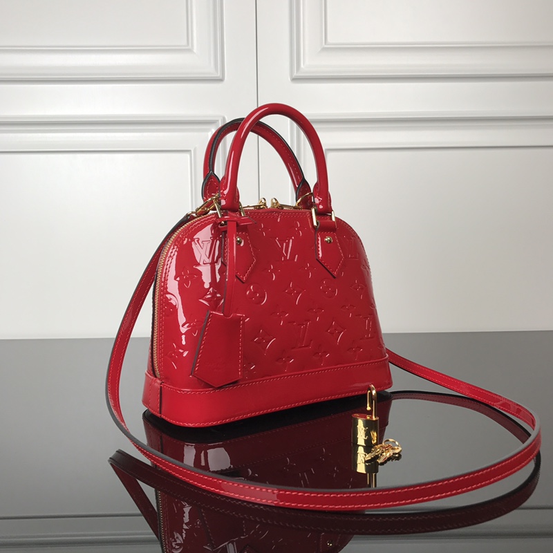 Louis Vuitton Alma BB Red M90174