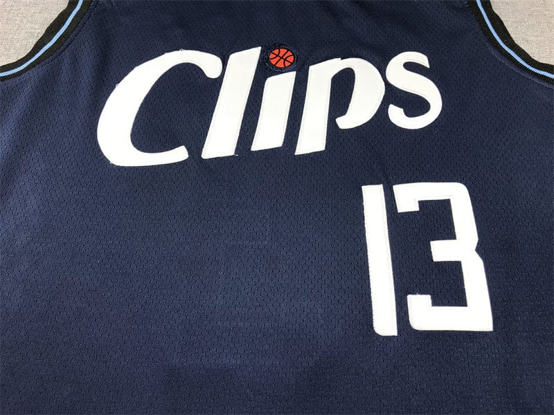 Men's Jersey 2024 Season Clippers #13 Dark Blue City Edition GEORGE