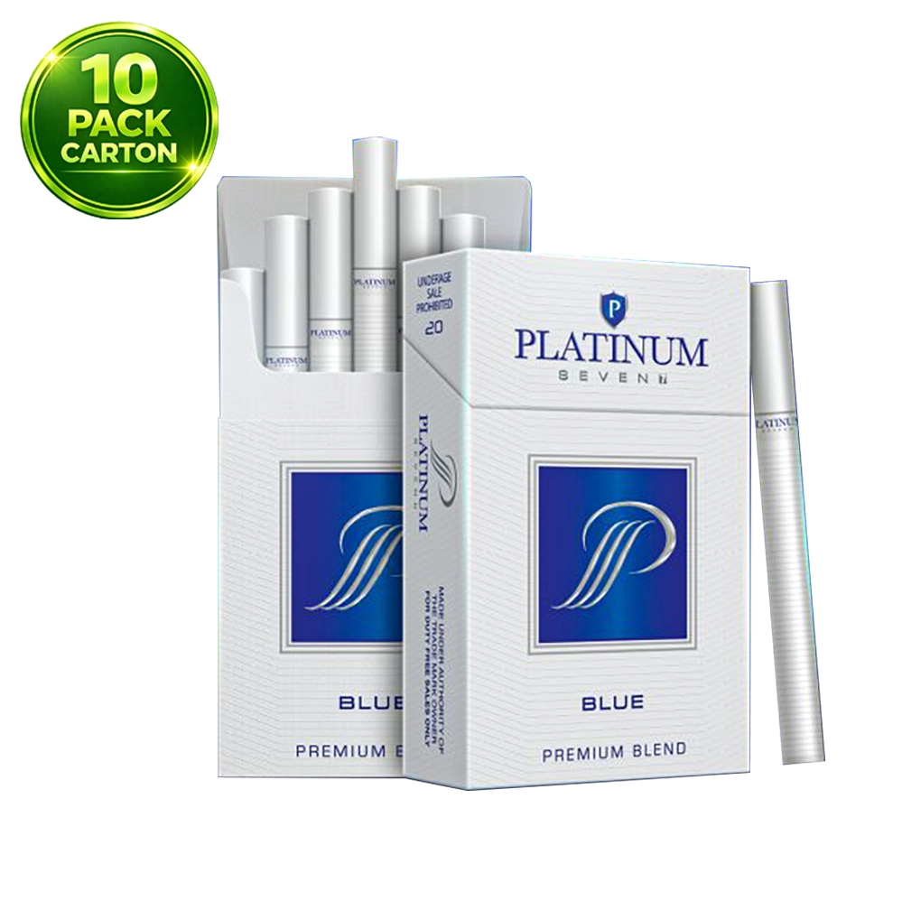 Platinum Blue 20s Cigarettes x 10 Packs /1 Carton