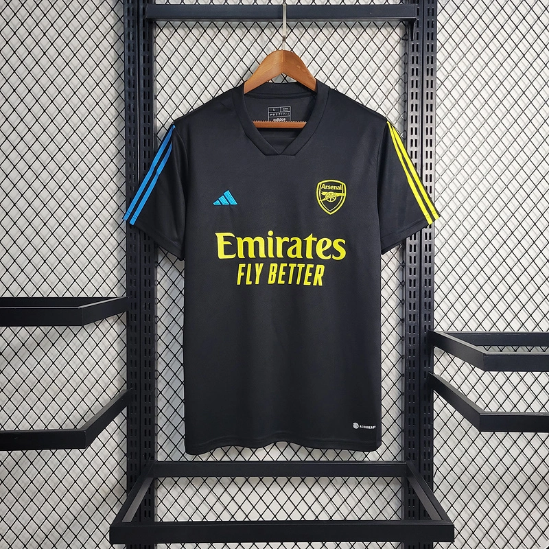 2023-24 Arsenal Black Training Shirt Football jersey