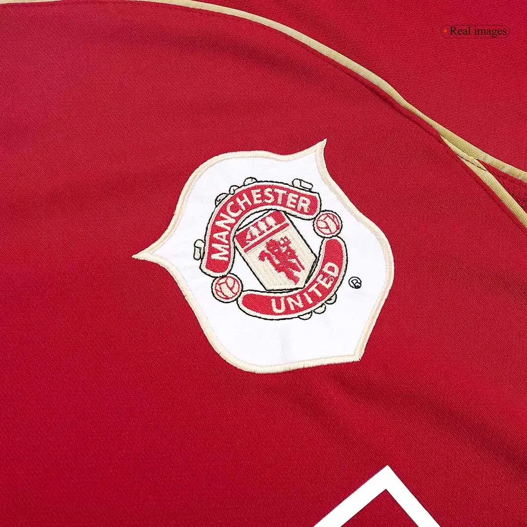 Carrick #16 Manchester United 2006/07 Home Retro Soccer Jersey