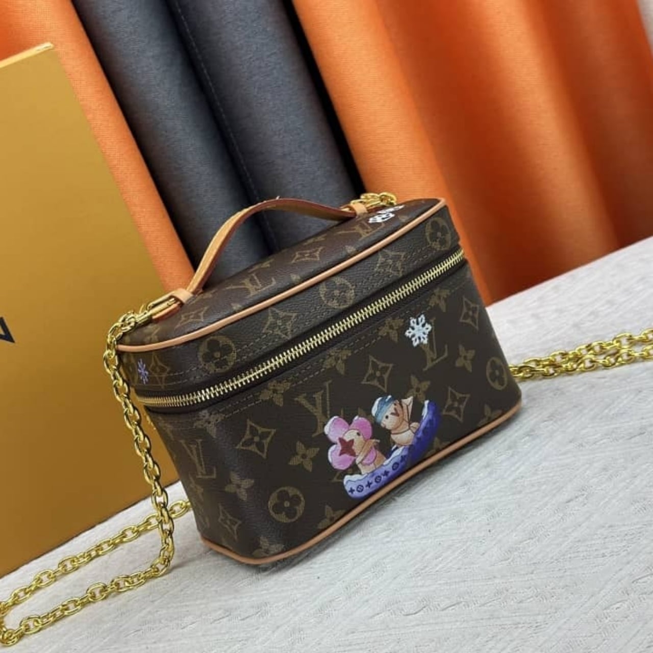 Louis Vuitton Nice Mini Toiletry Bag Pink 20Cm M26647