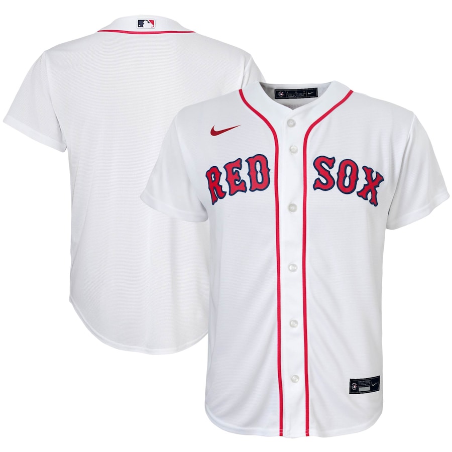 Boston Red Sox Youth Home Team Jersey White