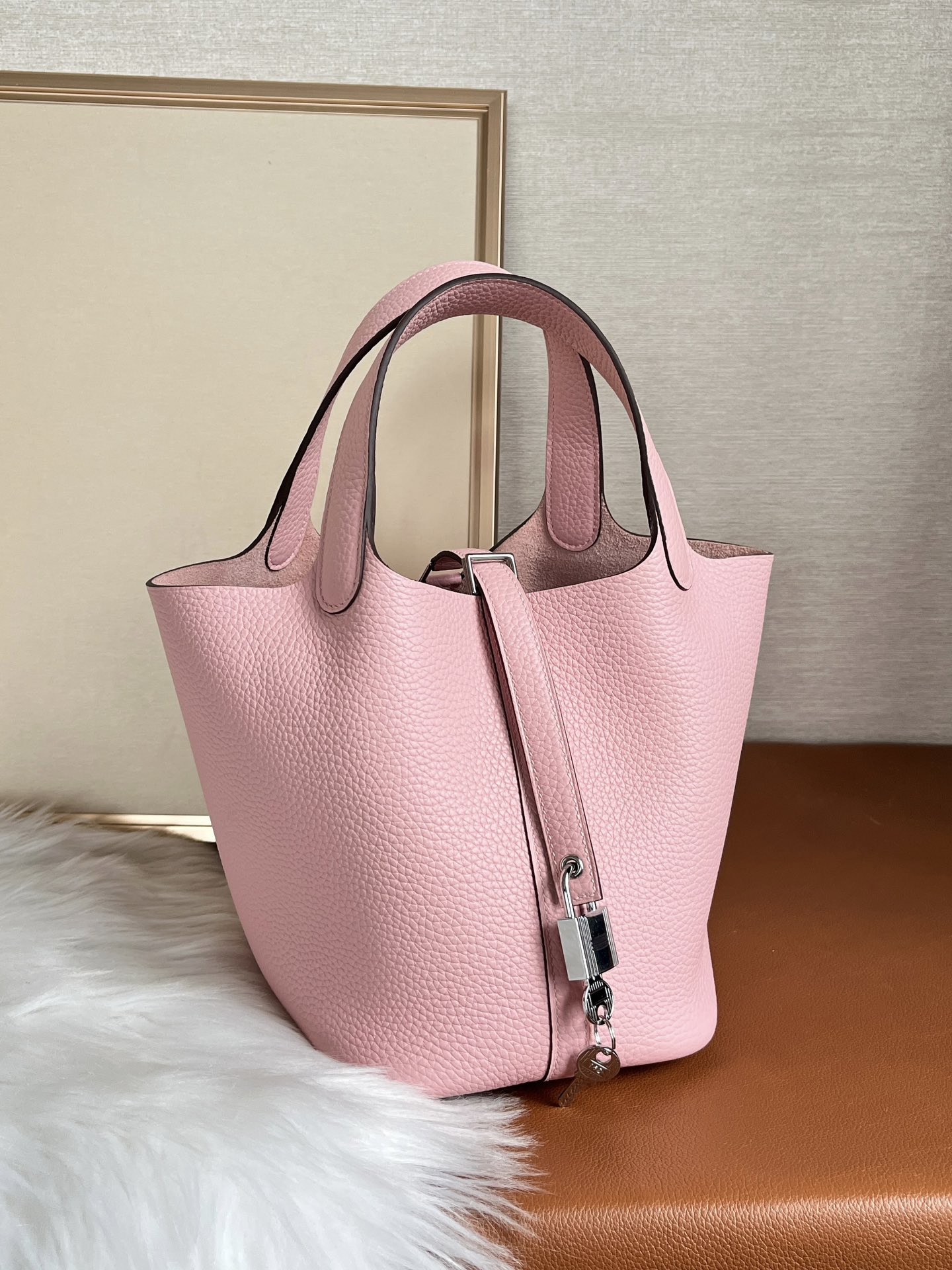 Hermes Picotin Lock 18Cm Rose Sakura