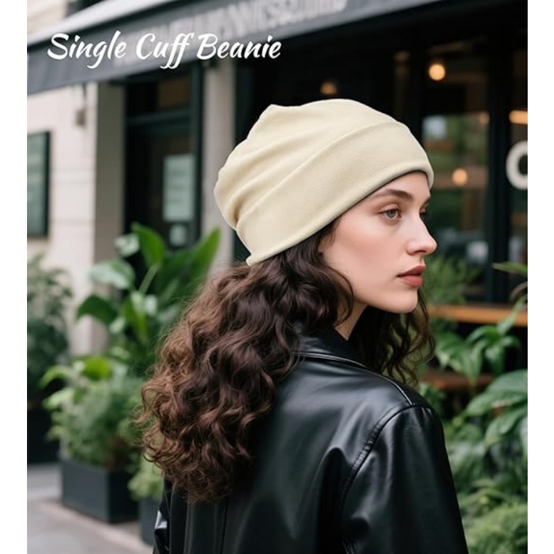 Slouchy Beanie for Women Men