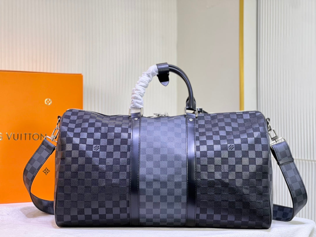 Louis Vuitton Keepall 50 Blue Graphite