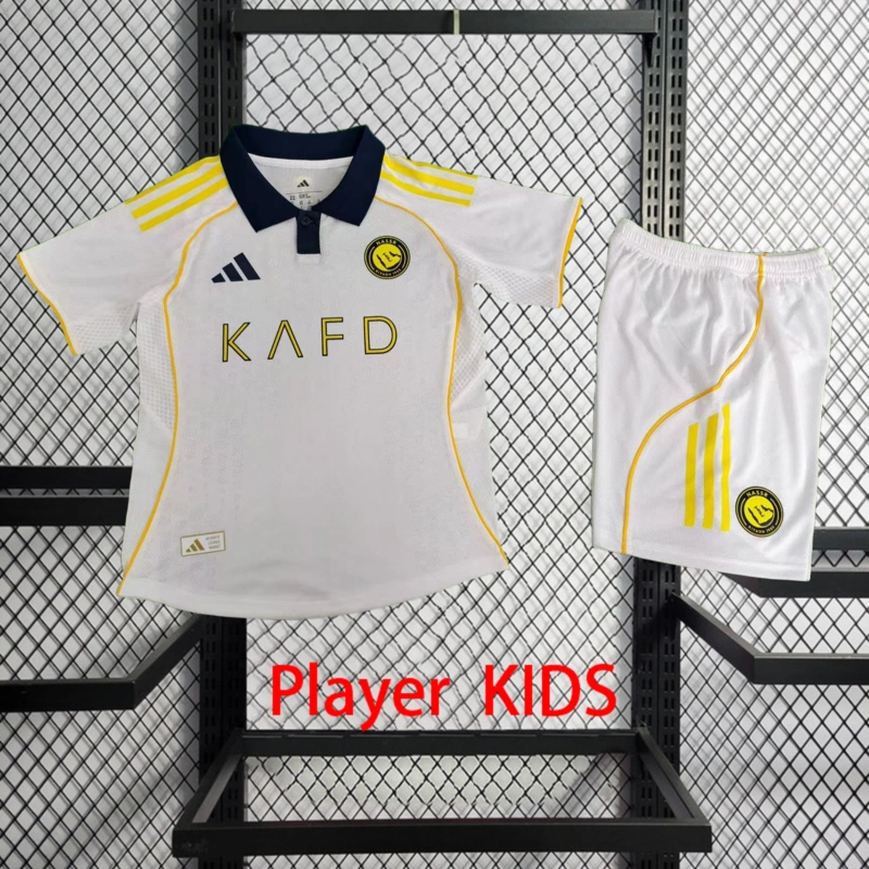 Player 2025-26 Al Nassr Third Away Kids Football jersey