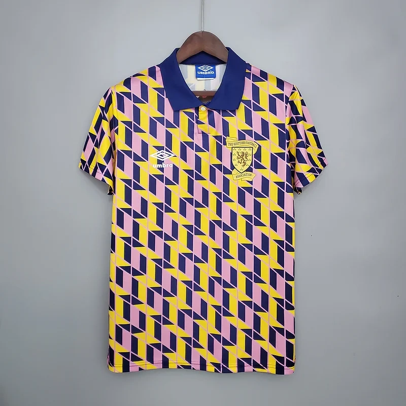 Retro 1988-89 Scotland third away Football jersey retro