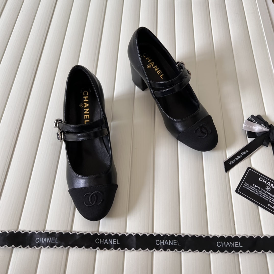 Chanel Mary Janes And Grosgrain Black G45696 B16524 Nx492