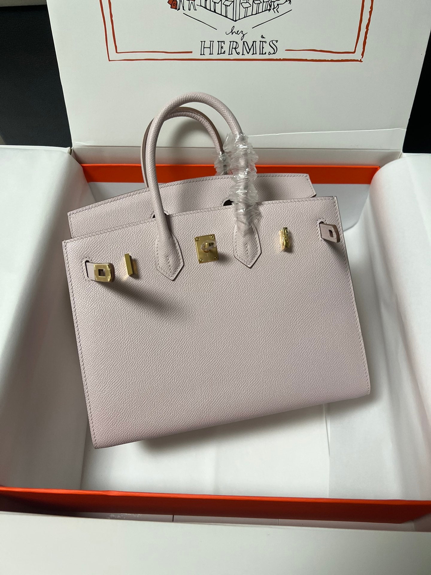 Hermes Birkin Sellier Light Pink Epsom Leather Gold Hardware