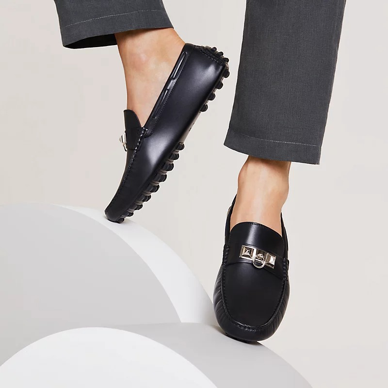HERMES IRVING LOAFER NOIR