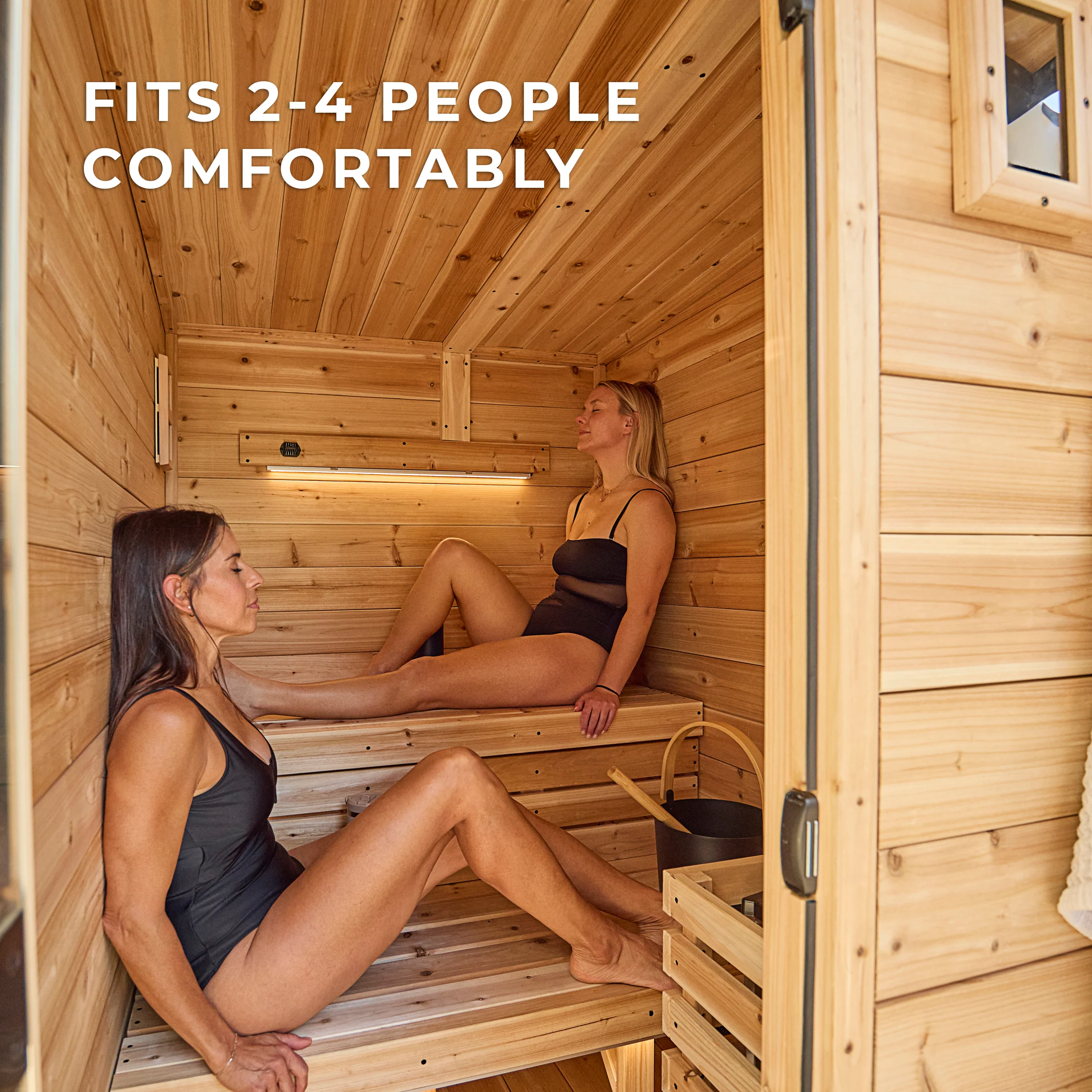 Henley Outdoor Cabin Sauna �?2-4 Person
