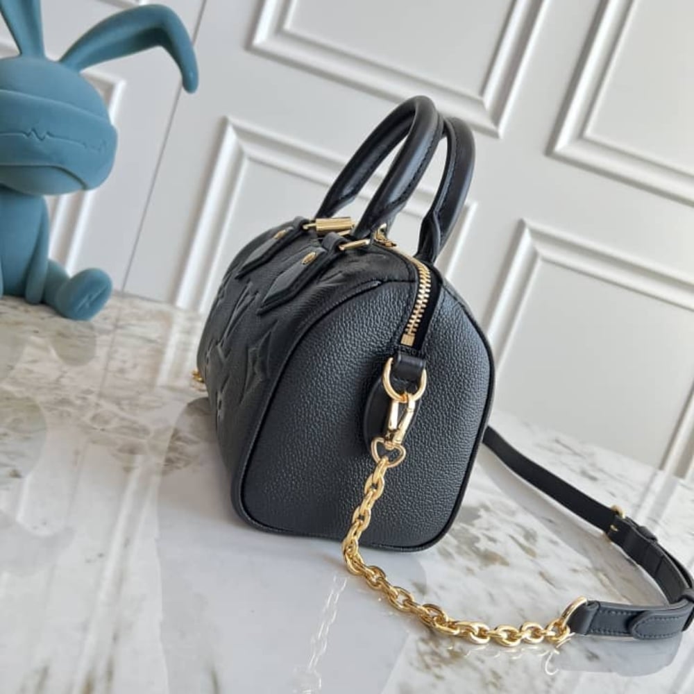 Louis Vuitton Speedy Bandoulière 20 Black 20Cm M58953