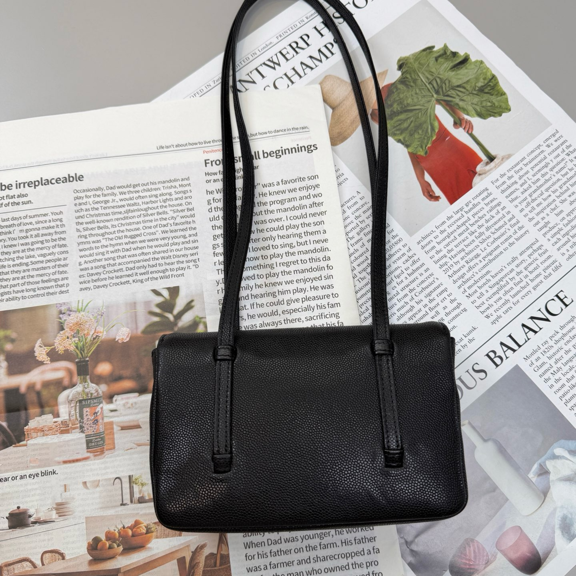 Chanel Clutch Black Bag 17cm/6.7in