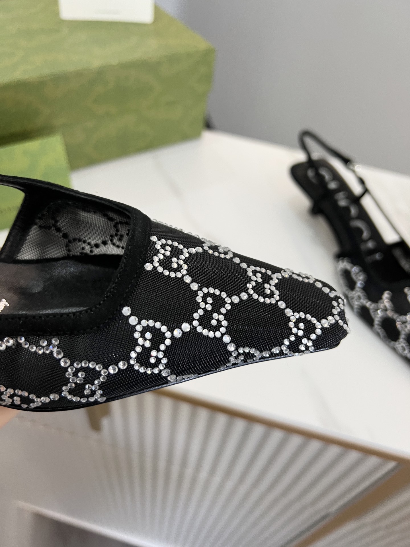 Gucci Women?S Slingback Pump Black ?675829 F13A0 1000