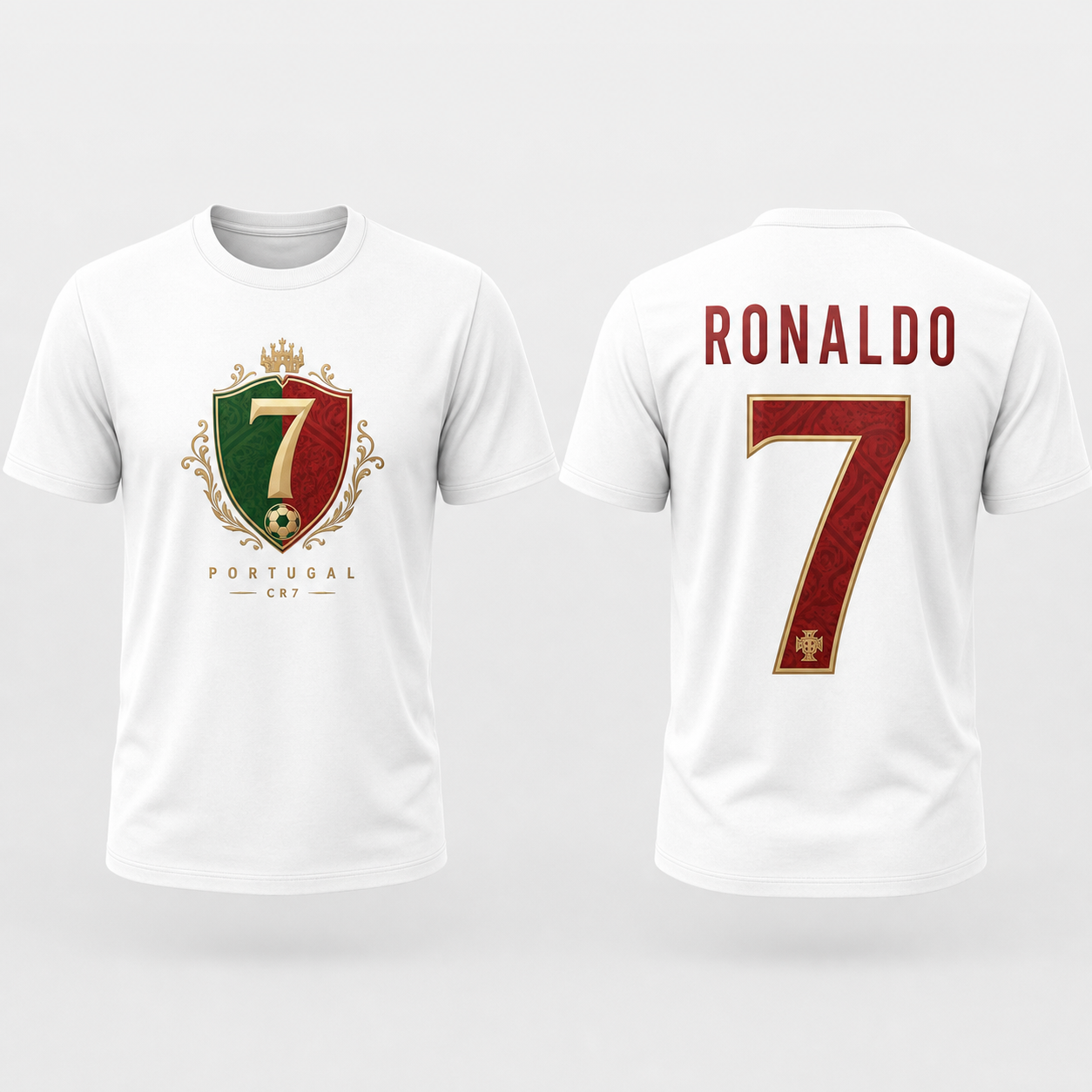 Cristiano Ronaldo Number Pure Cotton T-Shirt – Limited-Time Offer