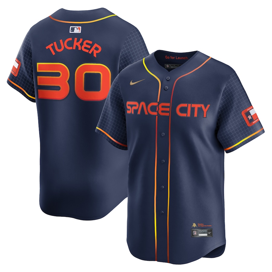 Kyle Tucker Houston Astros City Connect Limited Player Jersey Navy
