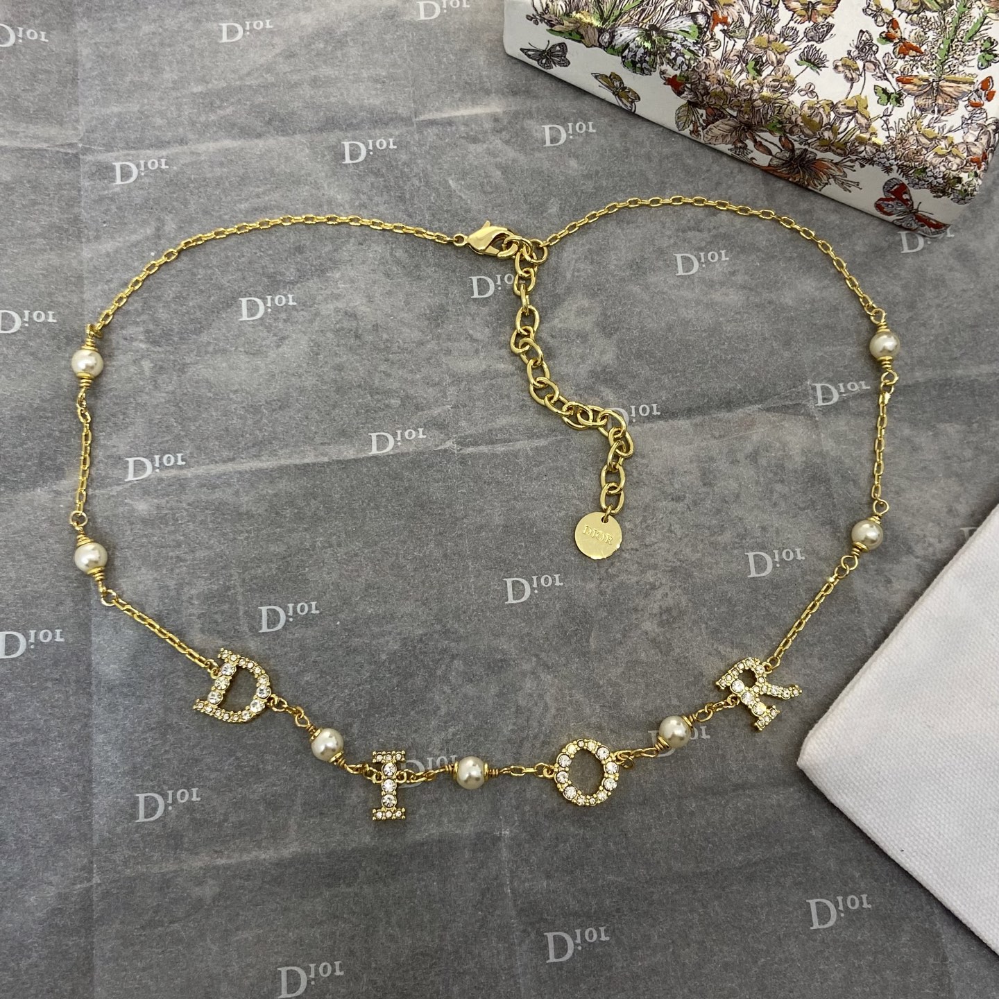 Letter Pearl Necklace