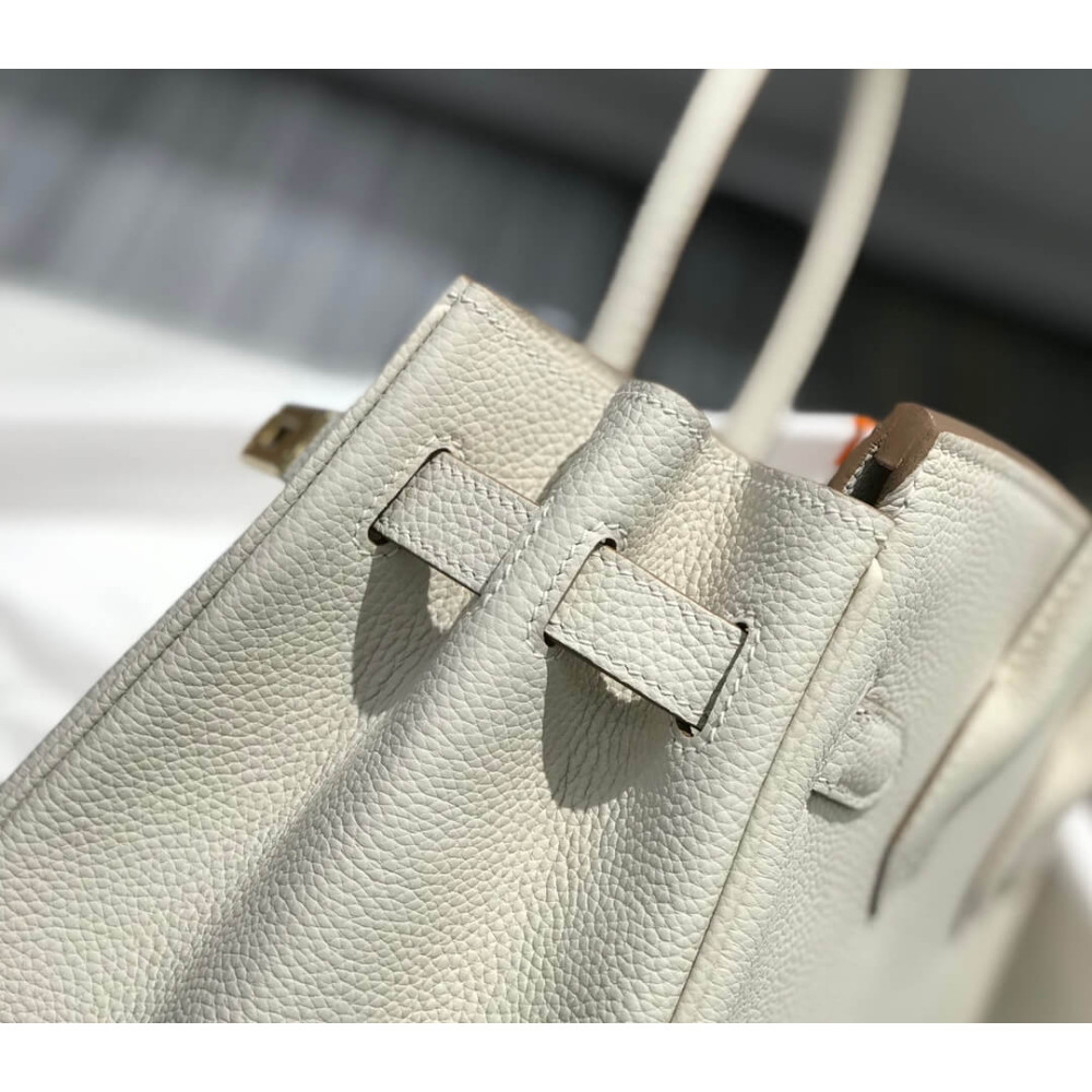 Hermès Birkin 30 White Togo Leather with Gold Hardware 30cm