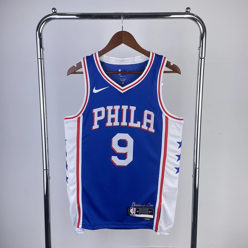 2023 NBA Philadelphia 76ers 9 OUBRE JR. Basketball Jersey
