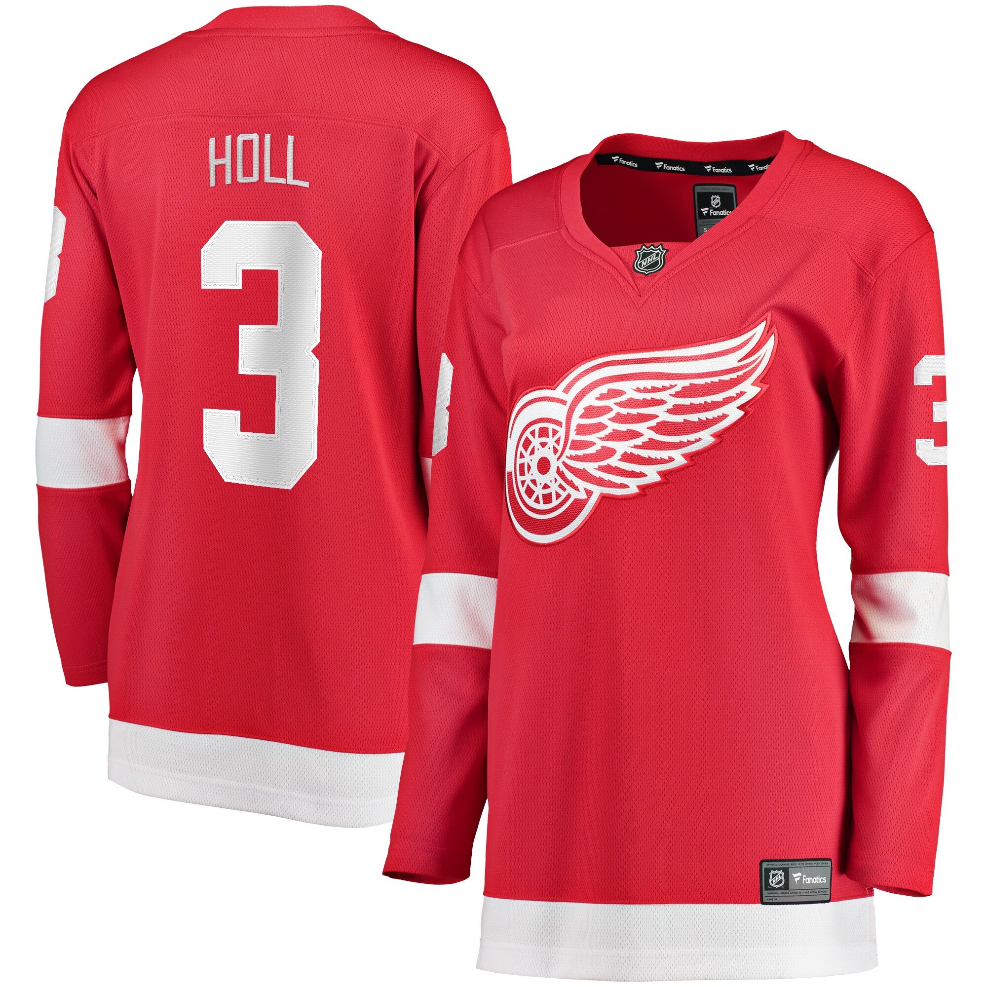 Justin Holl Detroit Red Wings Fanatics Women’s Home Breakaway Player Jersey – Red