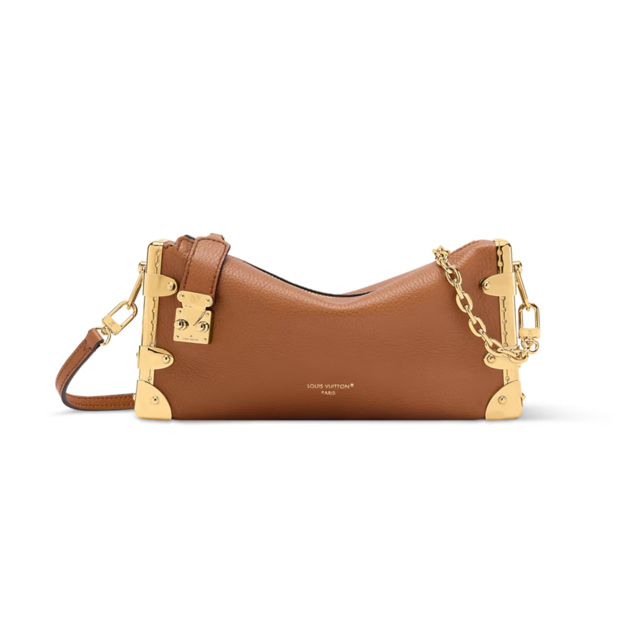 Louis Vuitton Slim Trunk Bag Brown 23cm M29088