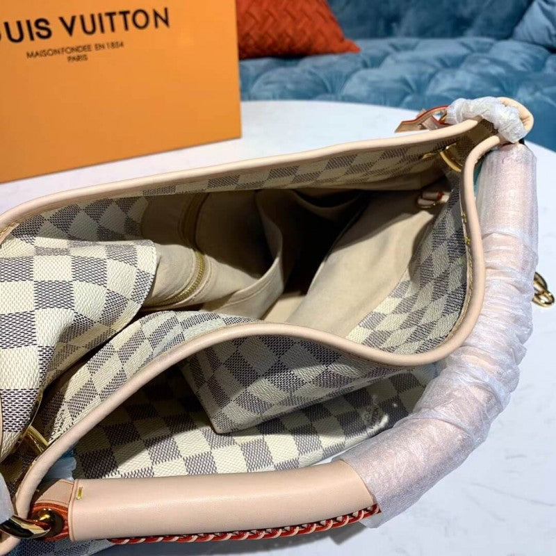 Louis Vuitton Graceful MM 41cm/16.1in Damier Azur Canvas N44044 – Women