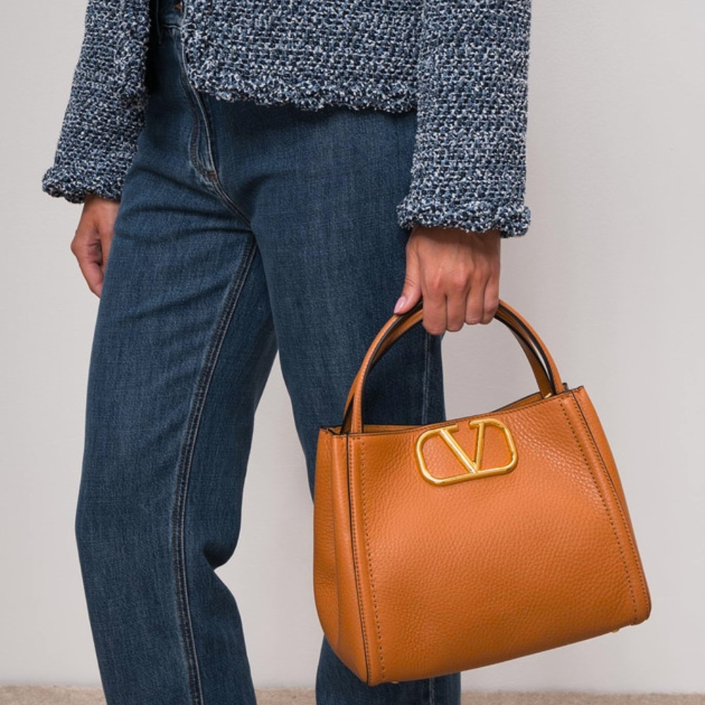 Valentino Garavani Alltime Handbag In Almond 26Cm 5W2B0Q18Imz Zg1
