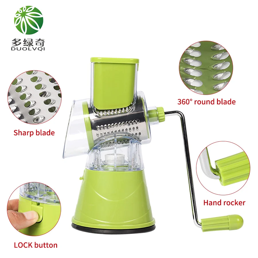 Kitchen Multifunctional Round  Manual Slicer