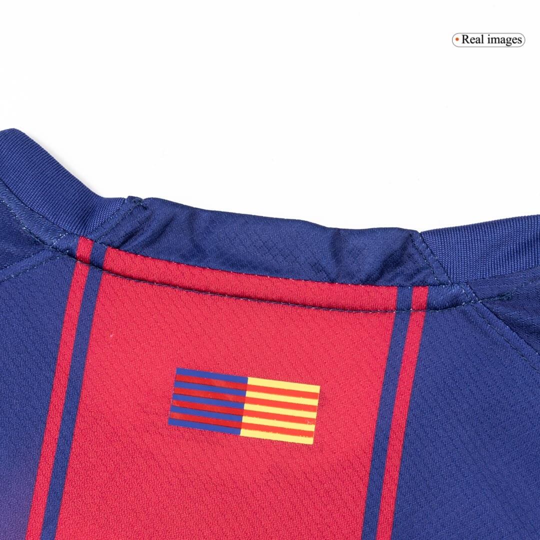 Barcelona Home Long Sleeve Soccer Jersey 2025-2026