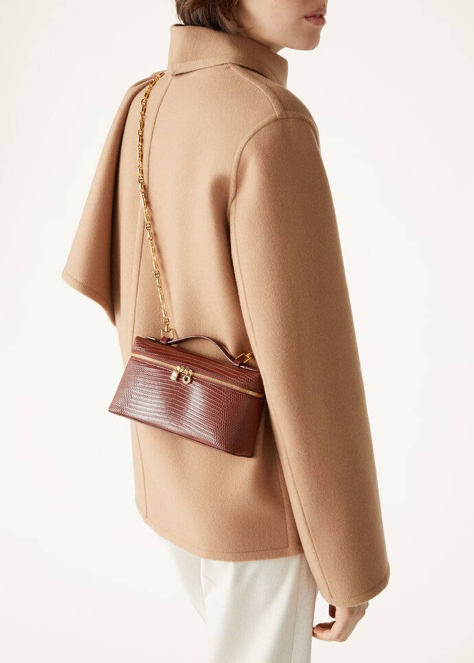 Loro Piana FAO6385 Extra Pocket L19 Smoked Caramel/Sun Gold